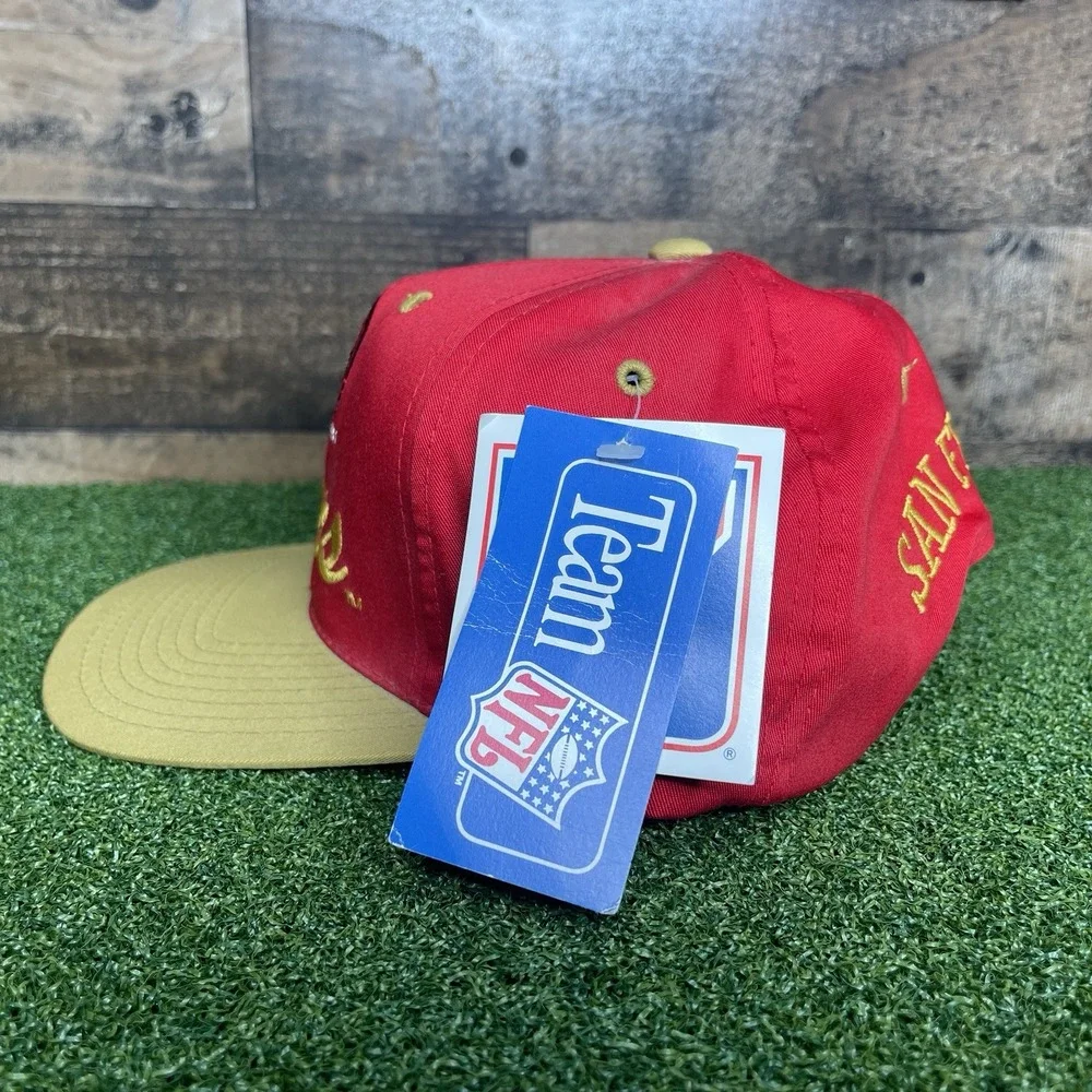 Vintage Team Nfl 49ers Logo 7 San‎ Francisco 49ers Snapback Cap 90's